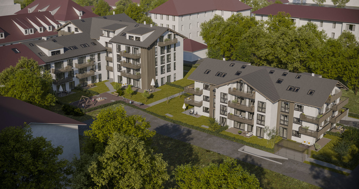 Neubau 2 -Zi.- Aufzug- FB-Heizung -A12 - Vogelperspektive_Ausrichtung Ost (58018)