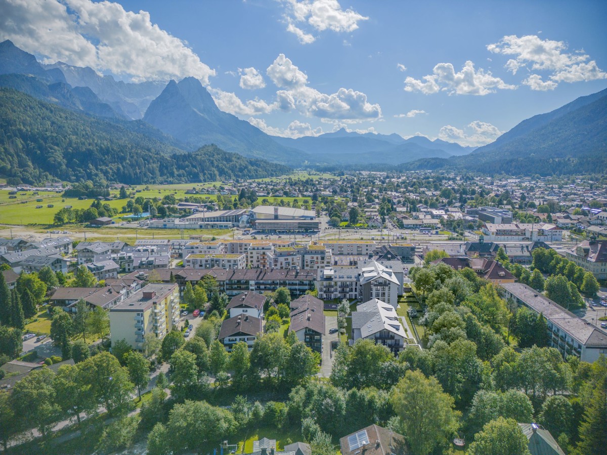 Neubau 2 -Zi.- Aufzug- FB-Heizung -A12 - Vogelperspektive_Ausrichtung Nord-Ost (58019)