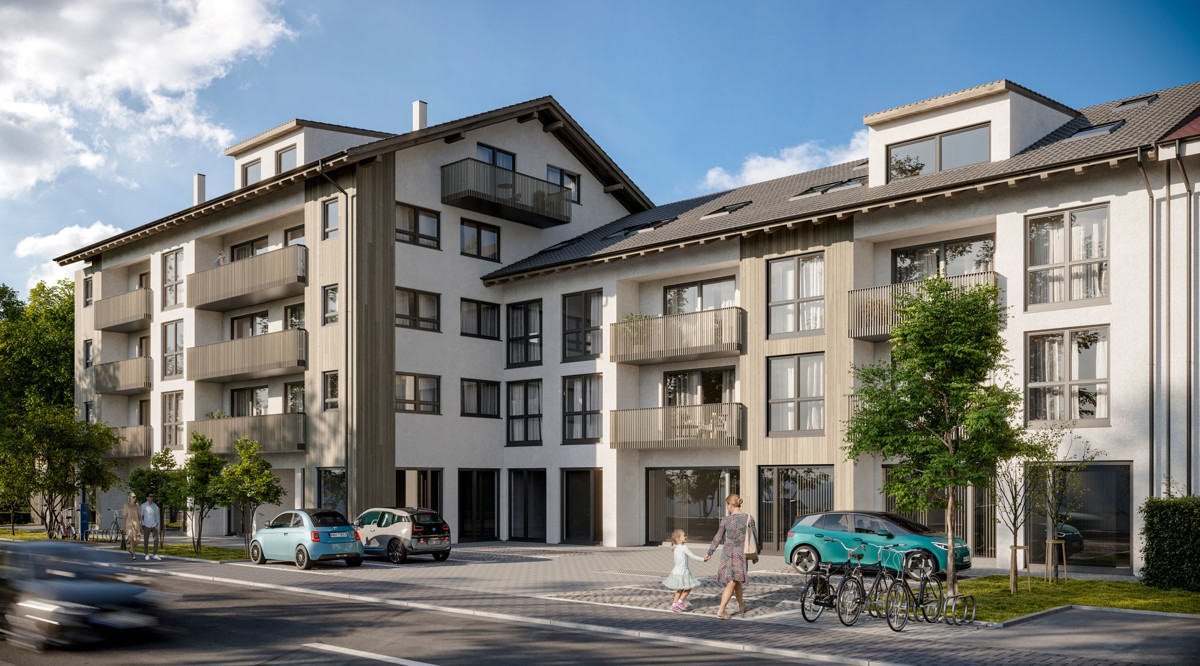 Neubau 2 -Zi.- Aufzug- FB-Heizung -A12 - Haus_A_B_Ausrichtung-Süd (58020)