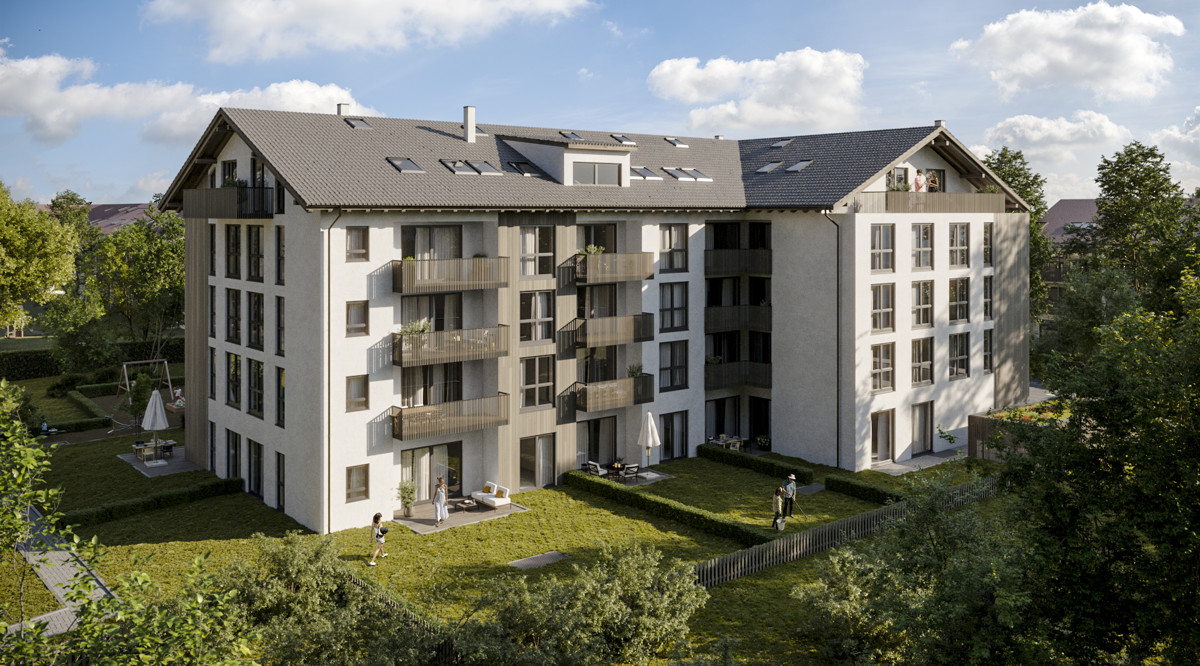 WOHNRESIDENZ PARTNACH - 3 Zi Wohnung - B13 - Haus A_B_Ausrichtung Nord (57683)