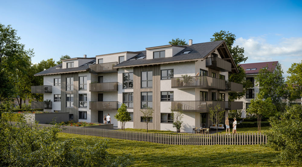 WOHNRESIDENZ PARTNACH - 2 Zi Wohnung - A11 - Haus_C_Süd-Ost (57843)